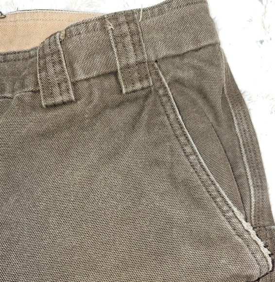 Duluth Trading Men's Brown Cargo Workwear pants Short 38x28 - Picture 5 of 14